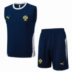 Entrenamiento Sin Mangas Conjunto Completo Portugal 2026 Azul Blanco