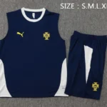 Entrenamiento Sin Mangas Conjunto Completo Portugal 2026 Azul Blanco