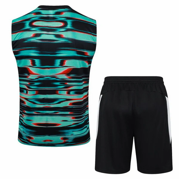 Entrenamiento Sin Mangas Conjunto Completo Portugal 2026 Verde Negro Portugal Conjunto 2026 Verde - Portugal Barata | tiendasdefutboles