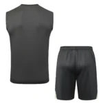 Entrenamiento Sin Mangas Conjunto Completo Real Madrid 2025 2026 Gris Verde