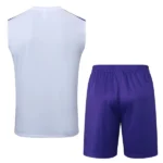 Entrenamiento Sin Mangas Conjunto Completo Real Madrid 2025 2026 Blanco Purpura