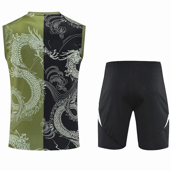 Entrenamiento Sin Mangas Conjunto Completo Real Madrid 2025 2026 Negro Rosa Real Madrid Conjunto 2025 2026 Negro - Maglia Real Madrid | tiendasdefutboles
