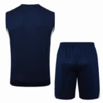 Entrenamiento Sin Mangas Conjunto Completo Real Madrid 2025 2026 Azul Marino I Verde