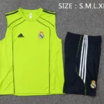 Entrenamiento Sin Mangas Conjunto Completo Real Madrid 2025 2026 Verde Negro