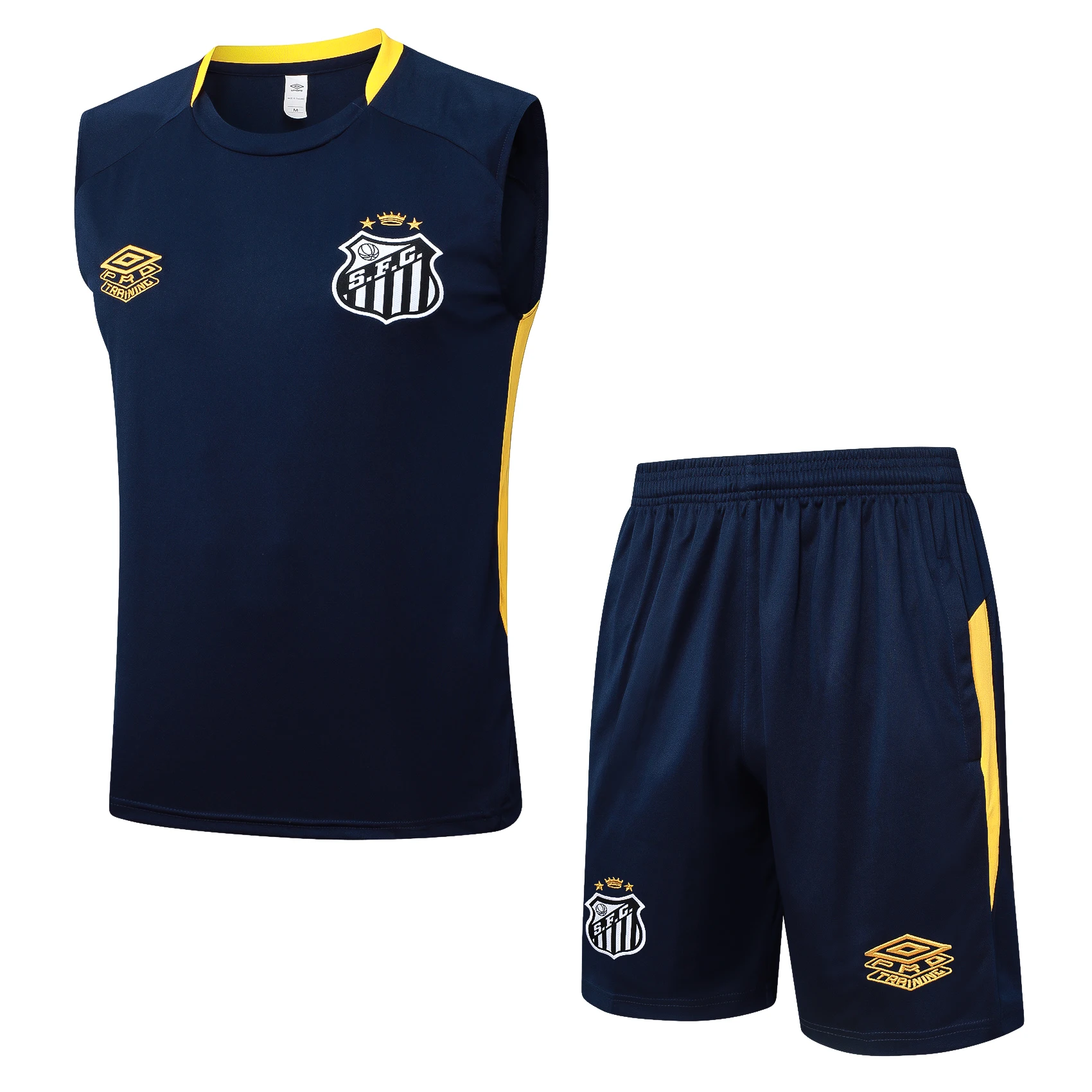 Entrenamiento Sin Mangas Conjunto Completo Santos 2025 2026 Azul Santos Conjunto 2025 2026 Azul - Maglia Santos Neymar | tiendasdefutboles