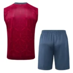 Entrenamiento Sin Mangas Conjunto Completo São Paulo 2025 2026 Rojo Gris