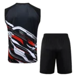 Entrenamiento Sin Mangas Conjunto Completo São Paulo 2025 2026 Negro Rojo