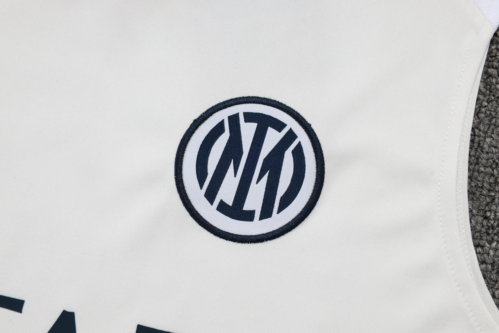 Entrenamiento Sin Mangas Inter Milán 2025 2026 Blanco Amarillo Inter Milán Chándal 2025 2026 Blanco - Tuta Inter Milán | tiendasdefutboles
