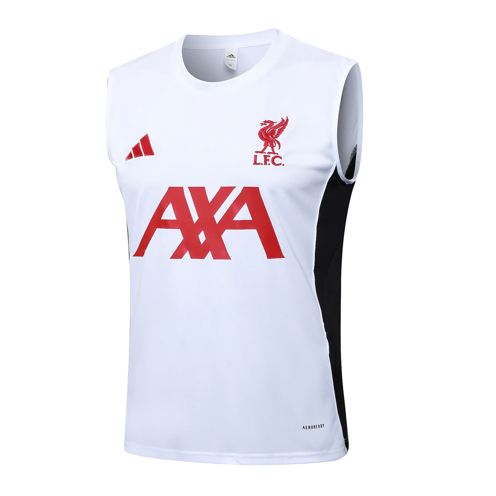 Entrenamiento Sin Mangas Liverpool 2025 2026 Blanco Rojo Negro Liverpool Chándal 2025 2026 Blanco - Maglia Liverpool | tiendasdefutboles