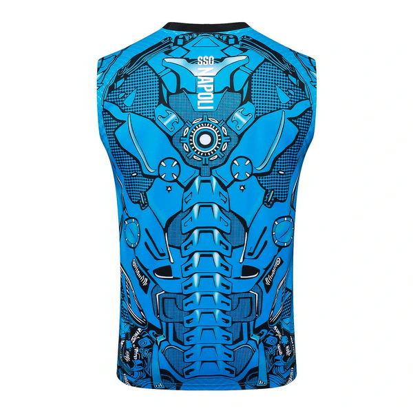 Entrenamiento Sin Mangas Napoli 2025 2026 Azul SSC Napoli Chándal 2025 2026 Azul - Ssc Napoli Equipacion | tiendasdefutboles