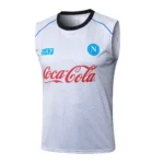 Entrenamiento Sin Mangas Napoli 2025 2026 Blanco Rojo