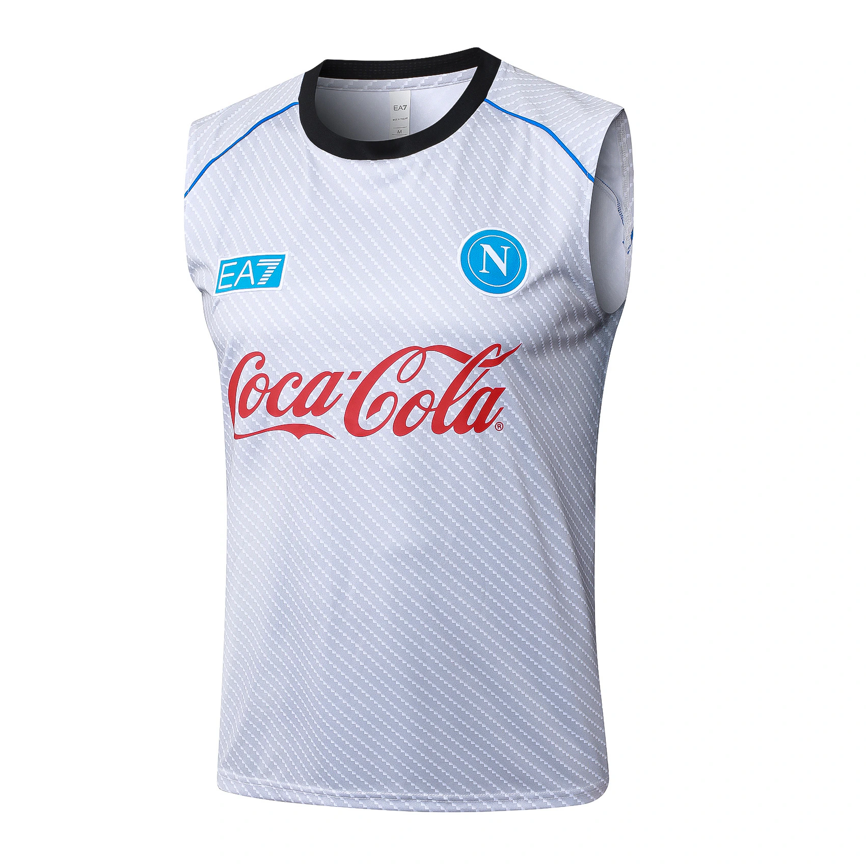 Entrenamiento Sin Mangas Napoli 2025 2026 Blanco Rojo SSC Napoli Chándal 2025 2026 Blanco - Ssc Napoli Equipacion | tiendasdefutboles