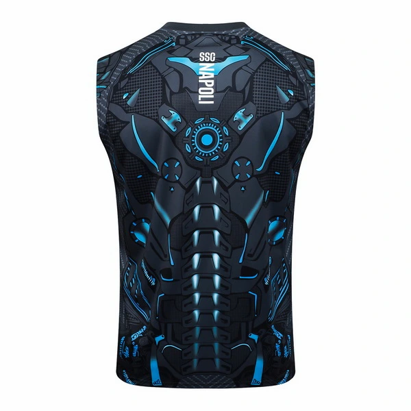 Entrenamiento Sin Mangas Napoli 2025 2026 Negro SSC Napoli Chándal 2025 2026 Negro - Ssc Napoli Equipacion | tiendasdefutboles