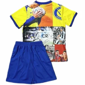 Al-Nassr FC Niños Conjunto 2025 2026 Especial Amarillo - Tuta Al-Nassr FC Niños | tiendasdefutboles