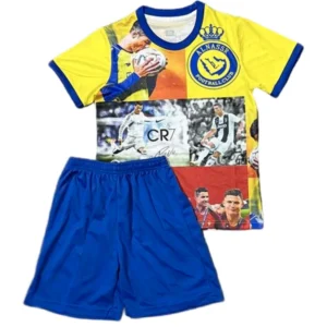 Al-Nassr FC Niños Conjunto 2025 2026 Especial Amarillo - Tuta Al-Nassr FC Niños | tiendasdefutboles