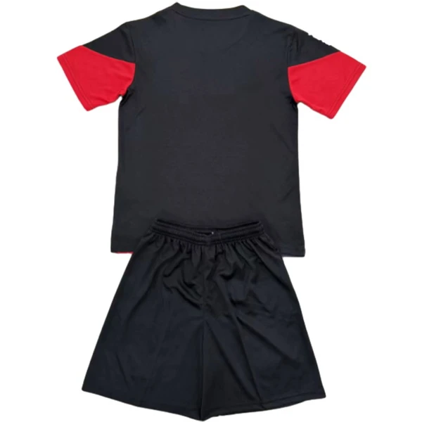 Especial Conjunto De Niños Athletic Bilbao 2024 2025 Negro Rojo Athletic Bilbao Niños Conjunto 2024 2025 Especial Negro - Equipacion Athletic Bilbao Niños | tiendasdefutboles