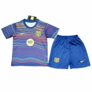 FC Barcelona Niños Conjunto 2025 2026 Especial Azul - Equipacion Fc Barcelona Niños | tiendasdefutboles
