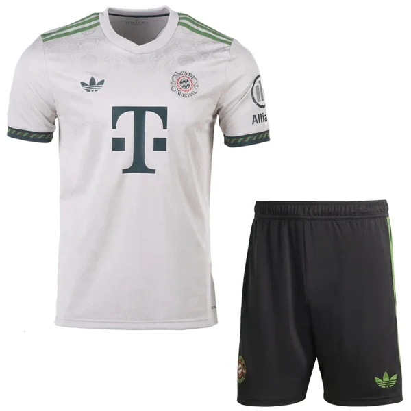 Especial Conjunto De Niños Bayern Múnich 2025 2026 Amarillo Verde Bayern Múnich Niños Conjunto 2025 2026 Especial Amarillo - Bayern Múnich Niños Barata | tiendasdefutboles