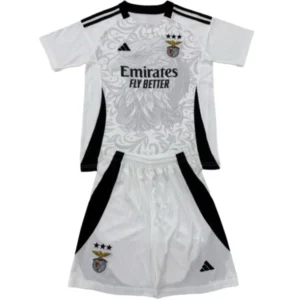 SL Benfica Niños Conjunto 2024 2025 Especial Gris - Tuta SL Benfica Niños | tiendasdefutboles