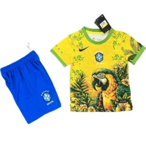 Brasil Niños Conjunto 2026 Especial Amarillo - Equipacion Brasil Niños | tiendasdefutboles