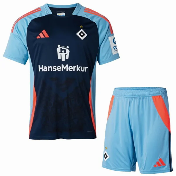 Especial Conjunto De Niños Hamburgo S.V 2025 2026 Azul Hamburgo S.V Niños Conjunto 2025 2026 Especial Azul - Tuta Hamburgo S.V Niños | tiendasdefutboles