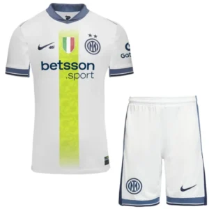 Inter Milán Niños Conjunto 2025 2026 Especial Blanco - Equipacion Inter De Milan Niños | tiendasdefutboles