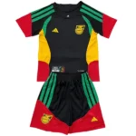 Especial Conjunto De Niños Jamaica 2026 Negro Rojo
