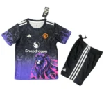Manchester United Niños Conjunto 2025 2026 Especial Púrpura - Equipacion Manchester United Niños | tiendasdefutboles