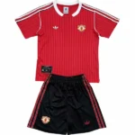 Manchester United Niños Conjunto 2025 2026 Especial Rojo - Equipacion Manchester United Niños | tiendasdefutboles