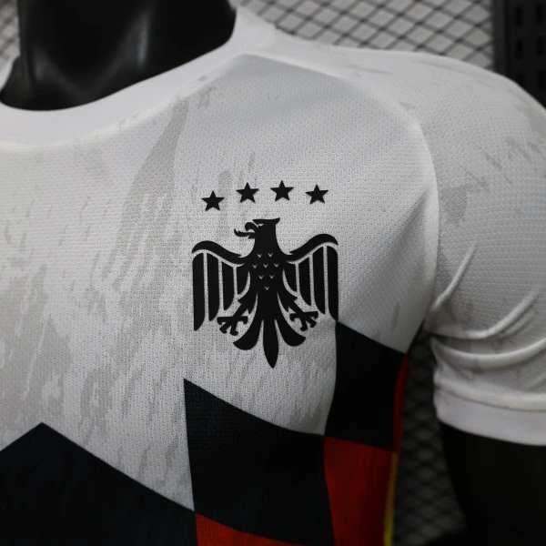 Especial Jugadores Camiseta Alemania 2026 Blanco Negro Amarillo Alemania Camiseta Edición Jugadores 2026 Especial Blanca - Camiseta Alemania | tiendasdefutboles