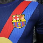 Especial Jugadores Camiseta Barcelona 2025 2026 Azul Marino I Rojo