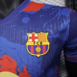 Especial Jugadores Camiseta Barcelona 2025 2026 Azul Rojo I marillo