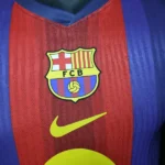 Especial Jugadores Camiseta Barcelona 2025 2026 Azul Rojo