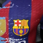 Especial Jugadores Camiseta Barcelona 2025 2026 Blanco I Azul Rojo