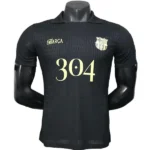Especial Jugadores Camiseta Barcelona 2025 2026 Negro Amarillo