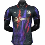 Especial Jugadores Camiseta Barcelona 2025 2026 Negro Rojo Azul