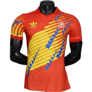 España Camiseta Edición Jugadores 2026 Especial Naranja - Camiseta España Mundial 2026 | tiendasdefutboles