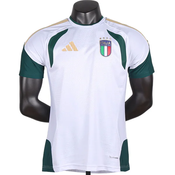 Especial Jugadores Camiseta Italia 2026 Blanco Verde Italia Camiseta Edición Jugadores 2026 Especial Blanca - Camiseta Italia | tiendasdefutboles