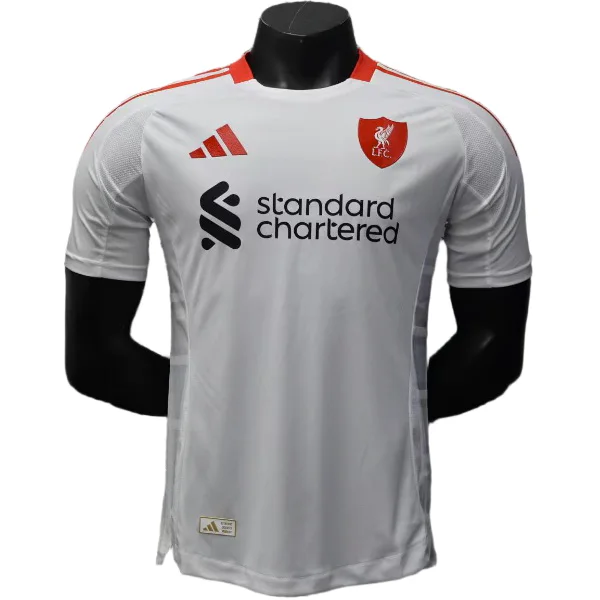 Especial Jugadores Camiseta Liverpool 2025 2026 Blanco Liverpool Camiseta Edición Jugadores 2025 2026 Especial Blanca - Camiseta Liverpool | tiendasdefutboles