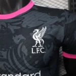 Especial Jugadores Camiseta Liverpool 2025 2026 Negro Rosa