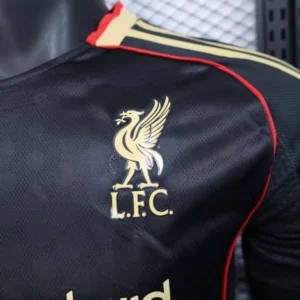 Liverpool Camiseta Edición Jugadores 2025 2026 Especial Negra - Camiseta Liverpool | tiendasdefutboles