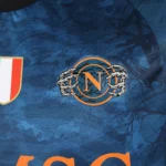 Especial Jugadores Camiseta Napoli 2025 2026 Azul Naranja