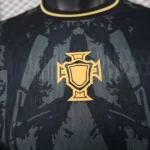 Especial Jugadores Camiseta Portugal 2026 Negro Amarillo