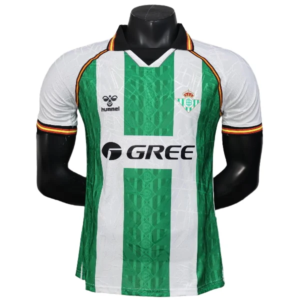 Especial Jugadores Camiseta Real Betis 2025 2026 Blanco II Verde Real Betis Camiseta Edición Jugadores 2025 2026 Especial Blanca - Camiseta La Liga Real Betis | tiendasdefutboles