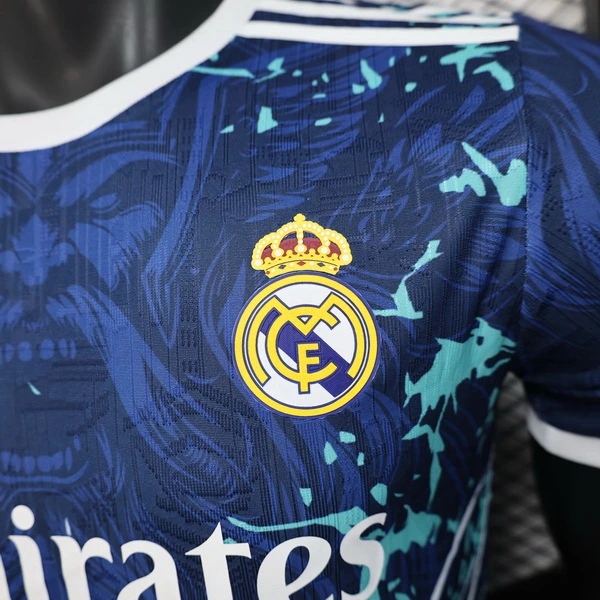 Especial Jugadores Camiseta Real Madrid 2025 2026 Azul Blanco Real Madrid Camiseta Edición Jugadores 2025 2026 Especial Azul - Camiseta Real Madrid | tiendasdefutboles