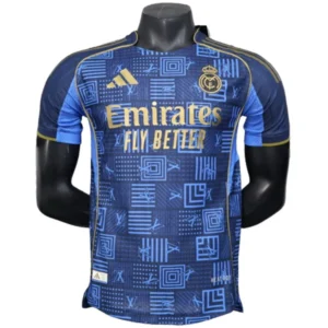 Real Madrid Camiseta Edición Jugadores 2025 2026 Especial Azul - Camiseta Real Madrid | tiendasdefutboles