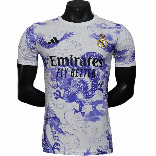 Especial Jugadores Camiseta Real Madrid 2025 2026 Blanco I Purpura Real Madrid Camiseta Edición Jugadores 2025 2026 Especial Blanca - Camiseta Real Madrid | tiendasdefutboles