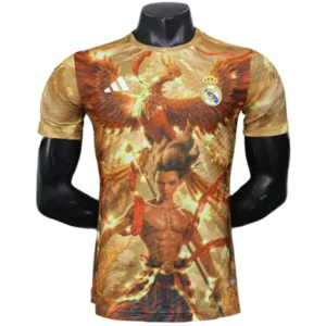 Real Madrid Camiseta Edición Jugadores 2025 2026 Especial Naranja - Camiseta Real Madrid | tiendasdefutboles