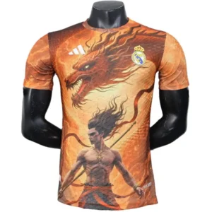 Real Madrid Camiseta Edición Jugadores 2025 2026 Especial Naranja - Camiseta Real Madrid | tiendasdefutboles
