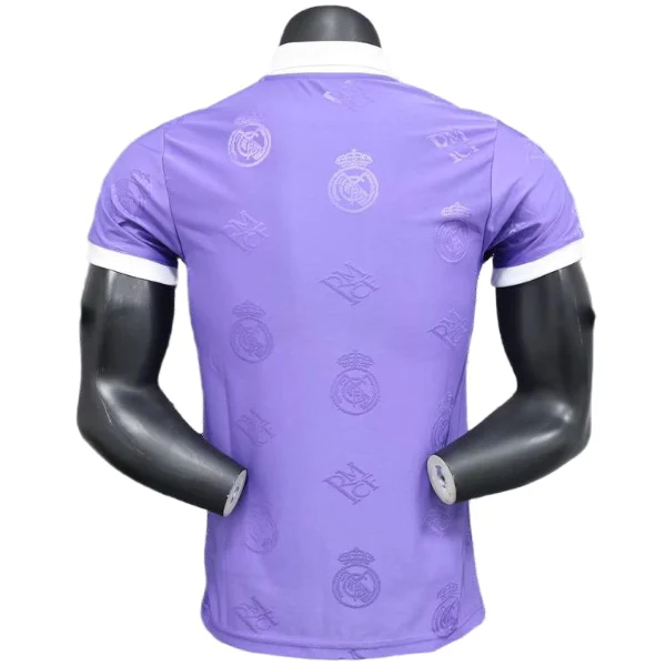 Especial Jugadores Camiseta Real Madrid 2025 2026 Purpura Blanco Real Madrid Camiseta Edición Jugadores 2025 2026 Especial Púrpura - Camiseta Real Madrid | tiendasdefutboles